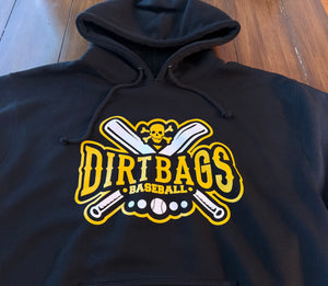 Heavyweight Black Dirtbags Hoodie