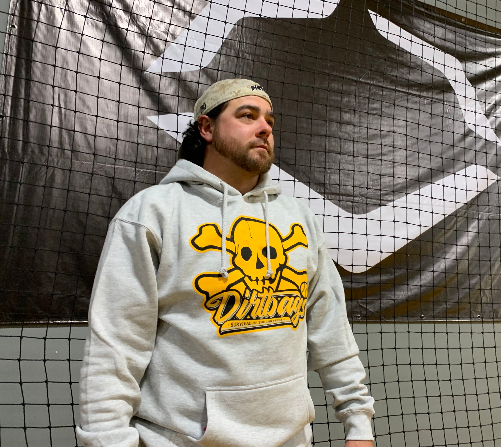 Grey and top yellow hoodie